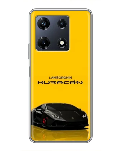 Чехол для Infinix Note 30 Pro с картинкой «Lamborghini Huracan черный»