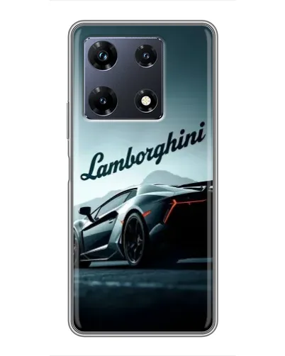 Чехол для Infinix Note 30 Pro с картинкой «Классическая надпись Lamborghini»