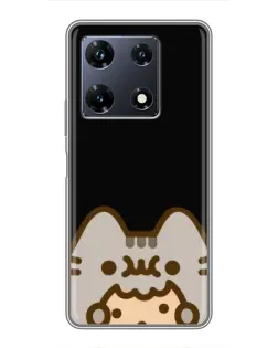 Чохол для Infinix Note 30 Pro з картинкою «Пушин на чорному»
