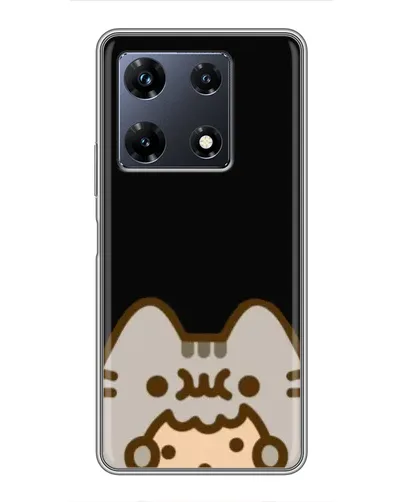 Чохол для Infinix Note 30 Pro з картинкою «Пушин на чорному» Чохол для Infinix Note 30 Pro з картинкою «Пушин на чорному»