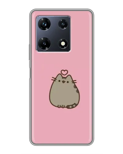 Чохол для Infinix Note 30 Pro з картинкою «Pusheen серце» Чохол для Infinix Note 30 Pro з картинкою «Pusheen серце»