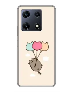 Чохол для Infinix Note 30 Pro з картинкою «Пушин на кульках»