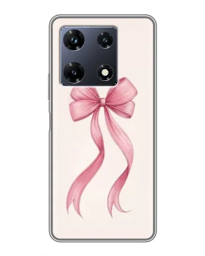 Чехол для Infinix Note 30 Pro с картинкой «Розовый бант»