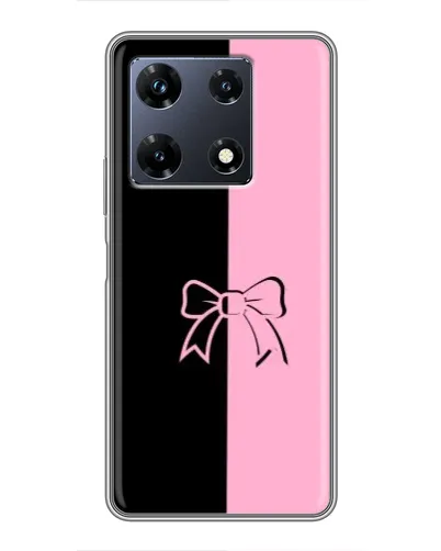 Чехол для Infinix Note 30 Pro с картинкой «Половинки банта»