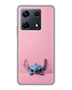 Чехол для Infinix Note 30 Pro с картинкой «Stitch выглядывает» Чехол для Infinix Note 30 Pro с картинкой «Stitch выглядывает»