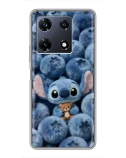 Чехол для Infinix Note 30 Pro с картинкой «Стич и голубика» Чехол для Infinix Note 30 Pro с картинкой «Стич и голубика»