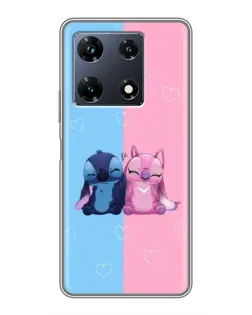 Чехол для Infinix Note 30 Pro с картинкой «Stitch и Angel Love» Чехол для Infinix Note 30 Pro с картинкой «Stitch и Angel Love»