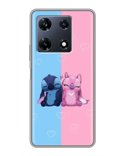 Чехол для Infinix Note 30 Pro с картинкой «Stitch и Angel Love» Чехол для Infinix Note 30 Pro с картинкой «Stitch и Angel Love»