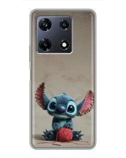Чехол для Infinix Note 30 Pro с картинкой «Стич на коричневом фоне» Чехол для Infinix Note 30 Pro с картинкой «Стич на коричневом фоне»