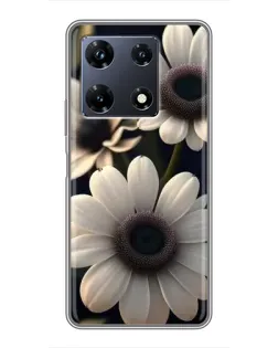 Чохол для Infinix Note 30 Pro з картинкою «Білі маргаритки макро»