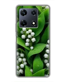 Чохол для Infinix Note 30 Pro з картинкою «Конвалії в зелені»