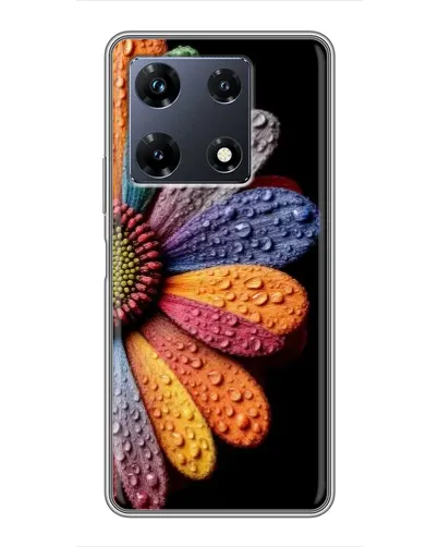 Чехол для Infinix Note 30 Pro с картинкой «Радужный цветок»
