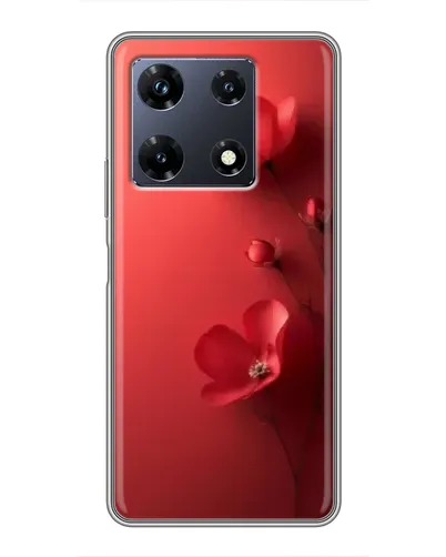 Чехол для Infinix Note 30 Pro с картинкой «Маковые соцветия»