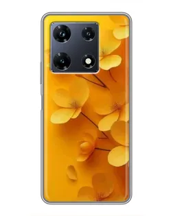 Чохол для Infinix Note 30 Pro з картинкою «Золоті пелюстки»