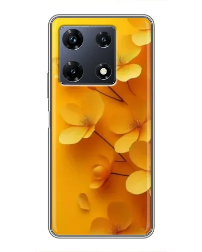 Чехол для Infinix Note 30 Pro с картинкой «Золотые лепестки»