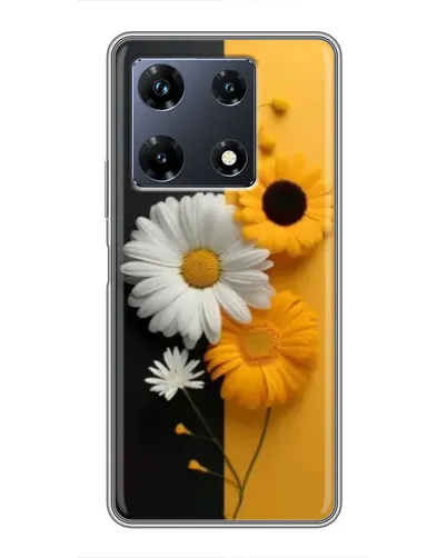 Чехол для Infinix Note 30 Pro с картинкой «Подсолнух и ромашка»