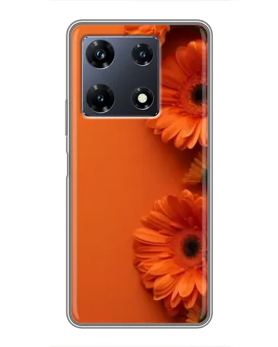 Чехол для Infinix Note 30 Pro с картинкой «Оранжевые герберы»