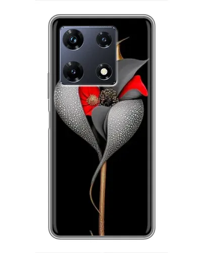 Чехол для Infinix Note 30 Pro с картинкой «Серебряный фантазийный цветок» Чехол для Infinix Note 30 Pro с картинкой «Серебряный фантазийный цветок»