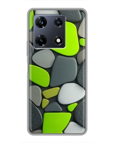Чехол для Infinix Note 30 Pro с картинкой «Яркая неоновая галька»