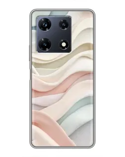 Чехол для Infinix Note 30 Pro с картинкой «Пастельные нежные волны»