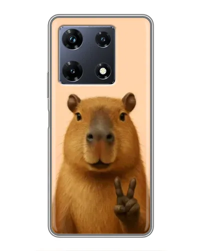 Чехол для Infinix Note 30 Pro с картинкой «Капибара виктория»