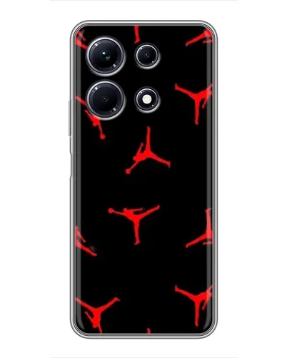Чехол для Infinix Note 30 с картинкой «Jordan Red Pattern»