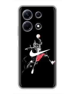 Чехол для Infinix Note 30 с картинкой «Jordan Jumpman»