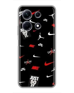 Чехол для Infinix Note 30 с картинкой «Nike Mix Pattern»