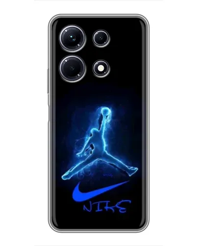 Чехол для Infinix Note 30 с картинкой «Jordan Neon Blue»