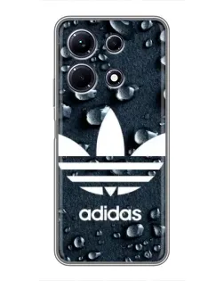 Чохол для Infinix Note 30 з картинкою «Adidas Trefoil Blue»