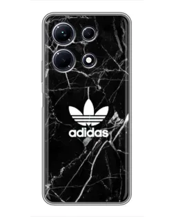 Чохол для Infinix Note 30 з картинкою «Білий мармур Adidas»