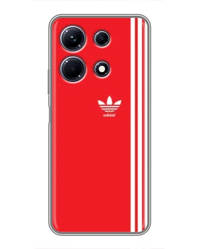 Чохол для Infinix Note 30 з картинкою «Червоний мінімалізм Adidas» Чохол для Infinix Note 30 з картинкою «Червоний мінімалізм Adidas»