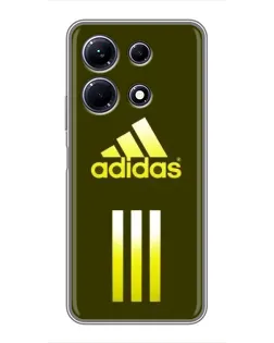 Чохол для Infinix Note 30 з картинкою «Оливковий градієнт Adidas»