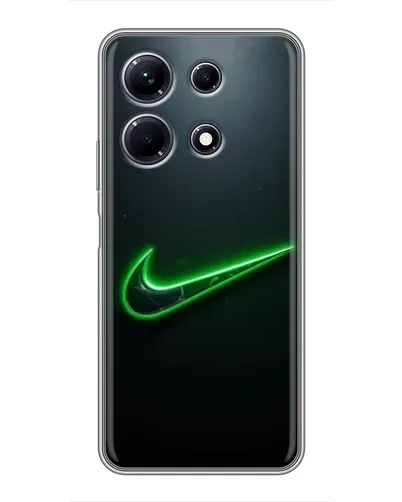 Чехол для Infinix Note 30 с картинкой «Неоновый контур Nike» Чехол для Infinix Note 30 с картинкой «Неоновый контур Nike»