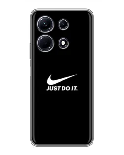 Чехол для Infinix Note 30 с картинкой «Минимализм от Nike»