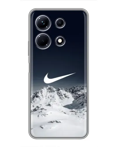 Чехол для Infinix Note 30 с картинкой «Nike — зимние горы» Чехол для Infinix Note 30 с картинкой «Nike — зимние горы»