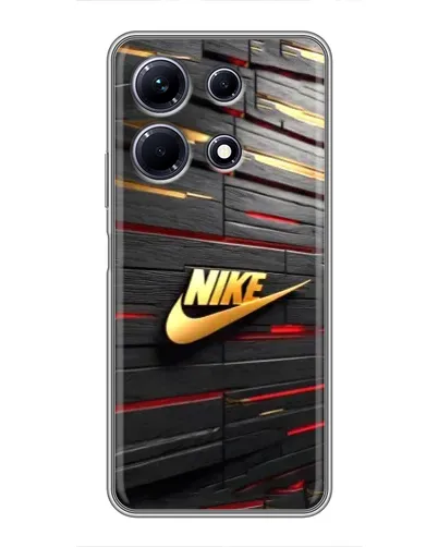 Чехол для Infinix Note 30 с картинкой «Золотой Nike на металле» Чехол для Infinix Note 30 с картинкой «Золотой Nike на металле»
