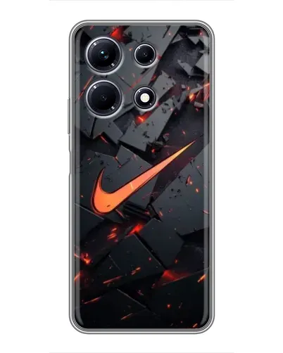 Чехол для Infinix Note 30 с картинкой «Nike — эффект разломов» Чехол для Infinix Note 30 с картинкой «Nike — эффект разломов»