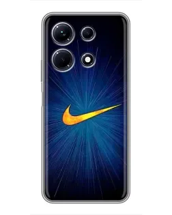 Чохол для Infinix Note 30 з картинкою «Синій пульс Nike»