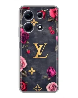Чехол для Infinix Note 30 с картинкой «Цветочный Louis Vuitton»