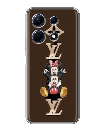 Чехол для Infinix Note 30 с картинкой «LV и Микки Маус»