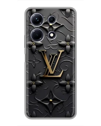 Чехол для Infinix Note 30 с картинкой «Кожаная текстура LV»