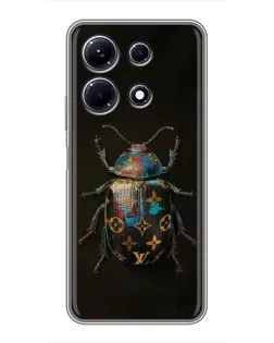 Чехол для Infinix Note 30 с картинкой «LV — мраморный принт»