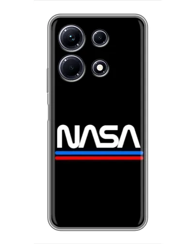 Чехол для Infinix Note 30 с картинкой «NASA — классика Red Blue» Чехол для Infinix Note 30 с картинкой «NASA — классика Red Blue»