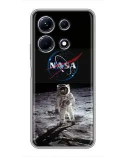 Чехол для Infinix Note 30 с картинкой «Астронавт на Луне»