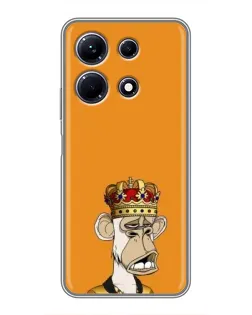 Чехол для Infinix Note 30 с картинкой «Золотая обезьяна Bored Ape» Чехол для Infinix Note 30 с картинкой «Золотая обезьяна Bored Ape»