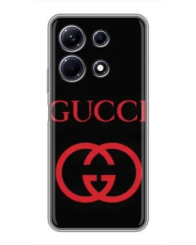 Чехол для Infinix Note 30 с картинкой «Gucci — красный логотип»