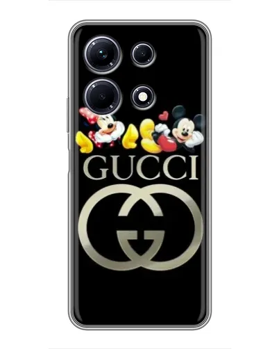 Чехол для Infinix Note 30 с картинкой «Gucci — герои Disney»
