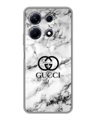 Чехол для Infinix Note 30 с картинкой «Gucci — мраморный шик»