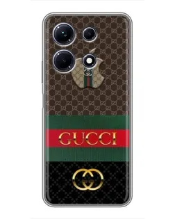 Чехол для Infinix Note 30 с картинкой «Gucci — брендированный десерт»